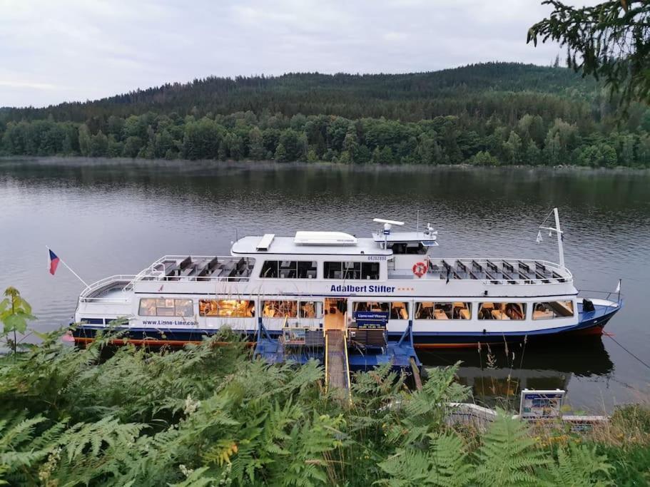 Apartman S Terasou A Vyhledem Na Jezero Lipno Kovarov  Экстерьер фото